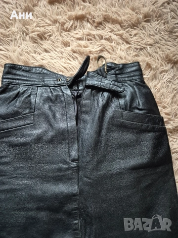 Дамска пола естествена кожа, снимка 3 - Поли - 53348442