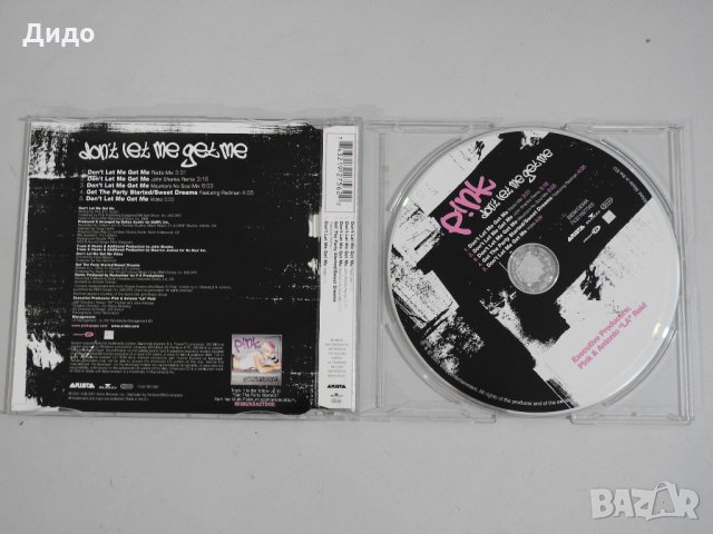 Pink - Don't Let me Get Me, CD аудио диск, снимка 2 - CD дискове - 33333840