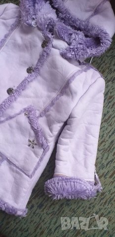 Детско кожухче , светло лилаво, снимка 5 - Детски якета и елеци - 27093418