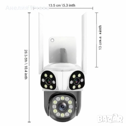 Външна Wi-fi камера Lyli 12 mp с интелигентно управление и нощно виждане , снимка 5 - Други - 51314290