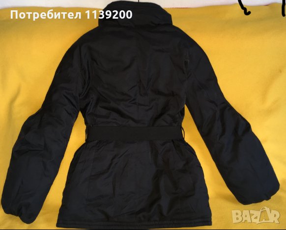 черно елегантно зимно яке Mango гъши пух S М, снимка 17 - Якета - 20920575