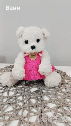 Плетено мече, снимка 12 - Плюшени играчки - 52260213
