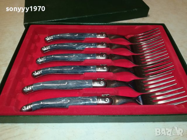 ФРЕНСКИ ВИЛИЦИ-LAGUIOLE 6БР 0412231018, снимка 11 - Антикварни и старинни предмети - 43264214