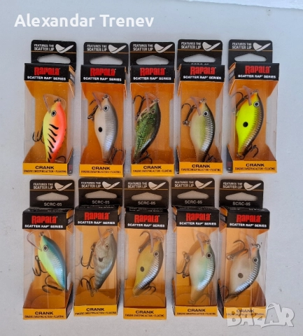 Воблери Rapala-Scatter rap и Shad dancer