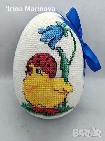 Бродирано Великденско яйце , снимка 1