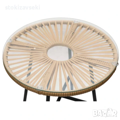 Градински комплект – маса с 2 стола, снимка 4 - Градински мебели, декорация  - 51221122