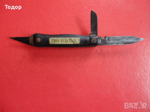 Старинен нож ERN Solingen корона и меч, снимка 2 - Ножове - 53028022