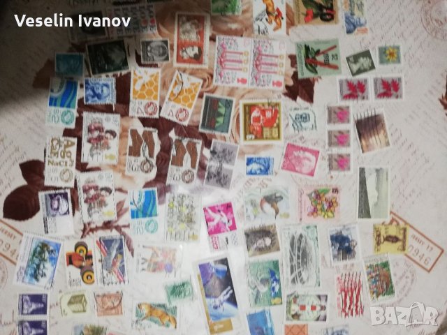 152 броя пощенски марки разни