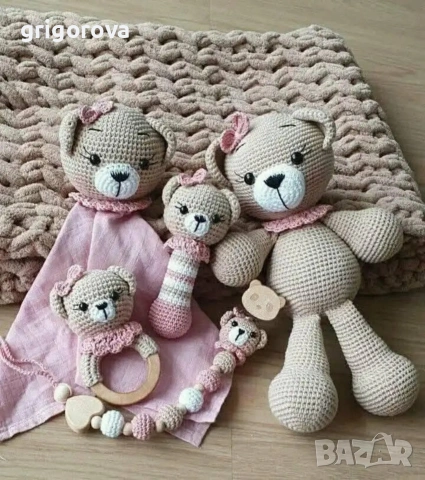 Комплект от 5 плетени играчки