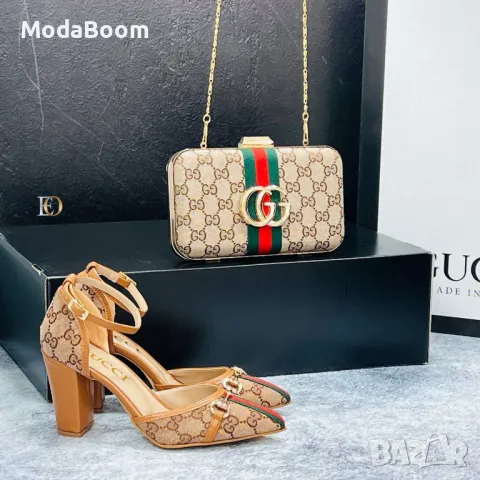 Gucci дамски комплекти, снимка 4 - Дамски елегантни обувки - 48180094