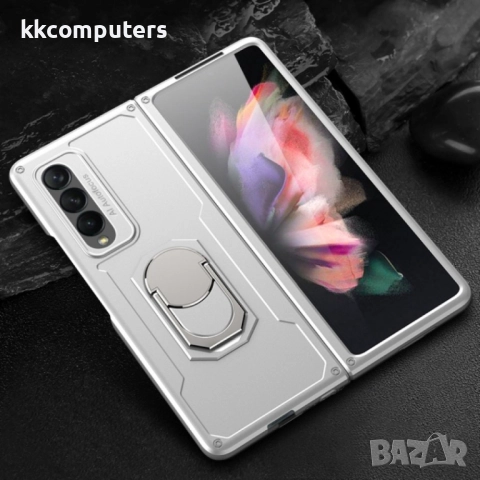Samsung Galaxy Z Fold3 5G Удароустойчив Ring Holder Калъф и Стилус, снимка 10 - Калъфи, кейсове - 52807253