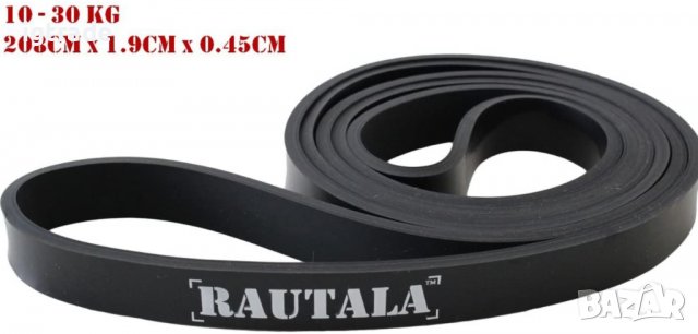 Ластик за тренировка - силов ластик - 10- 30 кг - 208см +подарък калъф, снимка 2 - Фитнес уреди - 39311561