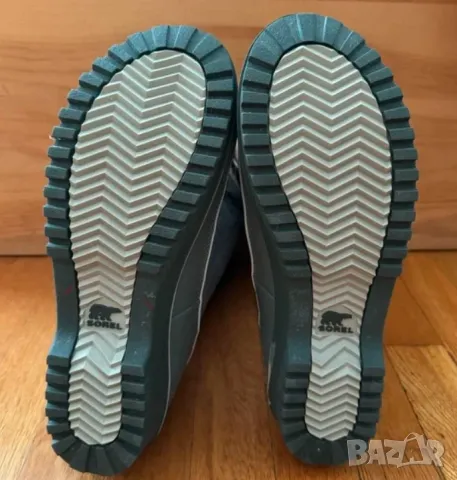 Sorel Tivoli High II  номер 38 ,5 водоустойчиви  топли сиви велурени ботуши , снимка 8 - Дамски ботуши - 48999184