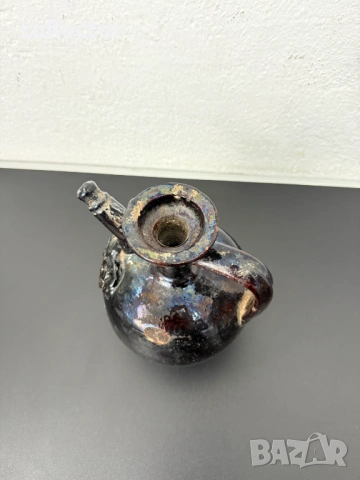 Автентична керамична стомна / съд 19в. №7819, снимка 8 - Антикварни и старинни предмети - 53043765