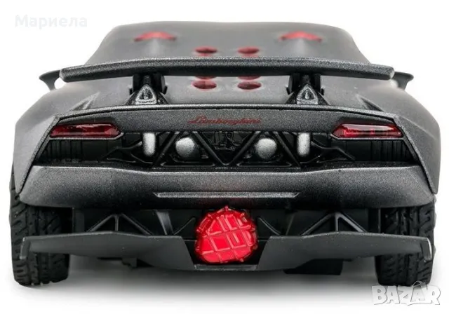 Количка Rastar RC - Lamborghini Sesto Elemento, 1:24, снимка 9 - Коли, камиони, мотори, писти - 49375958