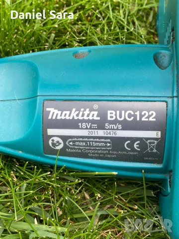 Makita BUC122 - Резачка на батерия “Макита”, снимка 3 - Други инструменти - 50488887