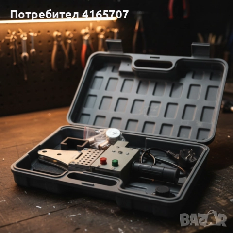 Професионална лепачка за PPR тръби 900W с регулируема температура (50–300°C) – Комплект с куфар, снимка 5 - Други машини и части - 52751993