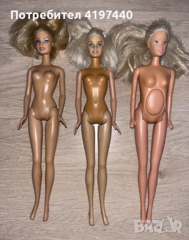 Стари кукли Барби + рядка бременна Барби с бебе, снимка 4 - Кукли - 52932516