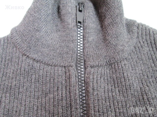 The Kooples марков френски дебел тъмно сив пуловер от мерино., снимка 2 - Пуловери - 38578770
