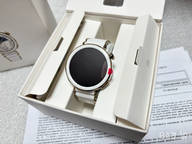 НОВ!!! Смарт часовник Huawei Watch GT5 Pro, 1.32'', 42 mm, Ceramic White, снимка 2 - Смарт часовници - 53009432