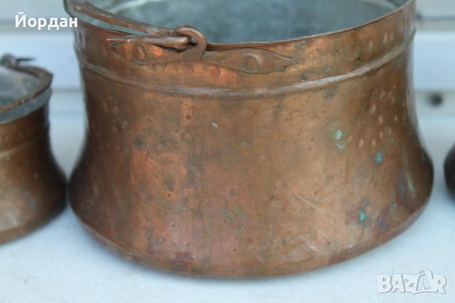 7 броя медни котлета, снимка 8 - Антикварни и старинни предмети - 38002391