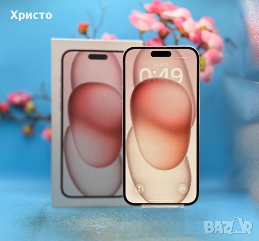 Apple iPhone 15 Plus,128GB, 5G, Pink , снимка 2 - Apple iPhone - 52910254