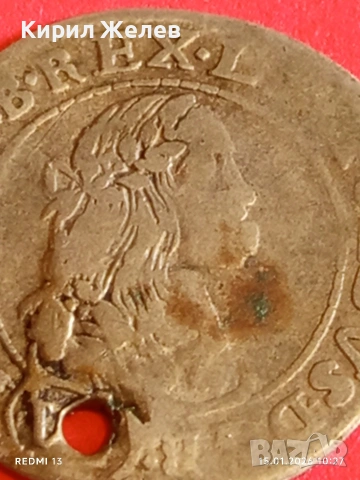 Сребърна монета 6 кройцера Леополд първи Унгария за КОЛЕКЦИЯ 52892, снимка 9 - Нумизматика и бонистика - 53105892