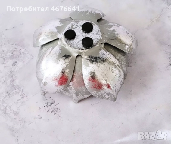 Свещник лотос, снимка 2 - Други - 52937243