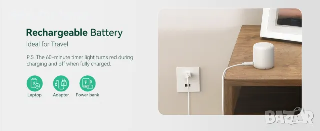  Акумулаторна машина за бял шум Restnature R30 16 мелодии, снимка 10 - Други - 48673188