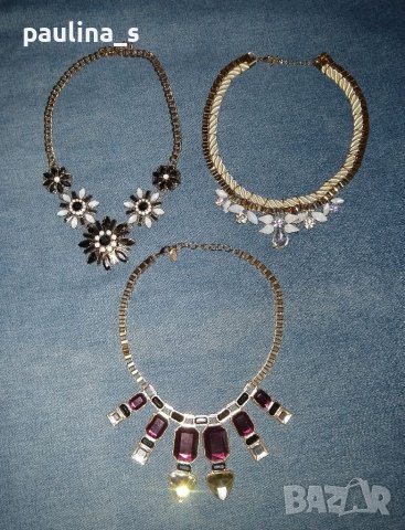 Много красиви колиета с камъни 