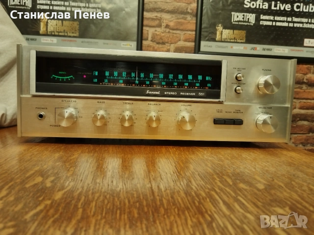 Sansui 551 Vintage Stereo Receiver , снимка 4 - Ресийвъри, усилватели, смесителни пултове - 53288273