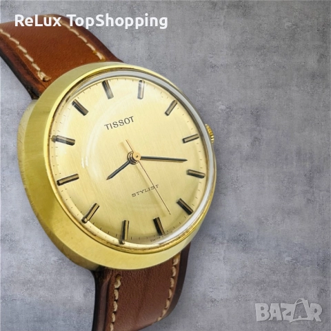 Tissot Stylist vintage механичен часовник за колекционери, снимка 3 - Мъжки - 51947132
