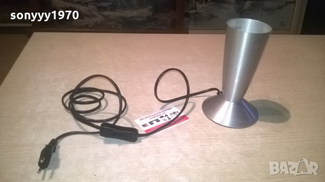 НАСТОЛЕН АЛУМИНИЕВ ПЛАФОН-17Х11Х7СМ-ВНОС ХОЛАНДИЯ, снимка 16 - Настолни лампи - 27801591