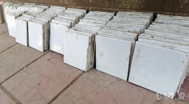 Фаянсови плочки 15х15 см, използвани