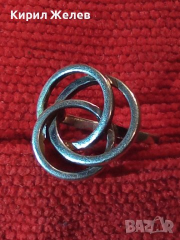 СТАР АЖУРЕН ДИЗАЙНЕРСКИ СРЕБЪРЕН ВИНТИДЖ ПРЪСТЕН ВИСОКА ПРОБА СРЕБРО 35244