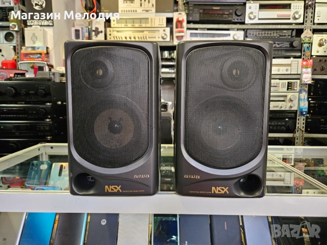 Тонколони AIWA Две по 20 вата. Работещи, с козметични забележки. 