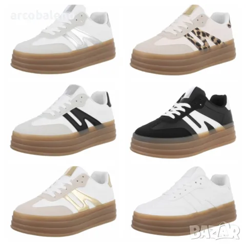 Дамски ниски кецове, 6цвята 