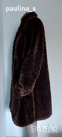 Германско палто с косъм е животински принт / голям размер , снимка 8 - Палта, манта - 43758993