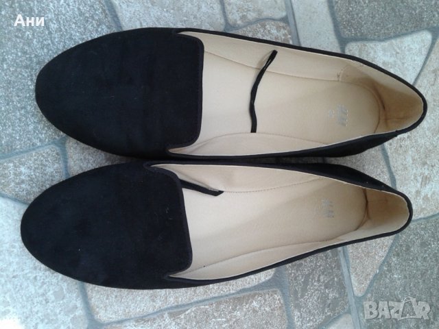Чисто нови черни балеринки Н,М № 38., снимка 4 - Дамски ежедневни обувки - 28758798