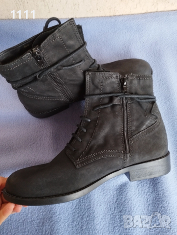 Нови Tamaris -естествена кожа., снимка 10 - Дамски боти - 52579994