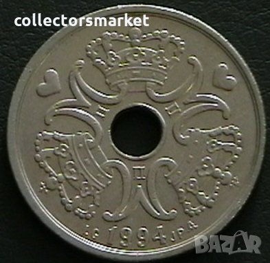 5 крони 1994, Дания, снимка 2 - Нумизматика и бонистика - 28380475