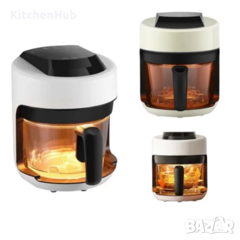 Модерен цифров въздушен фрайър, обем 4,5 литра за здравословно и бързо готвене, снимка 2 - Други - 52382300