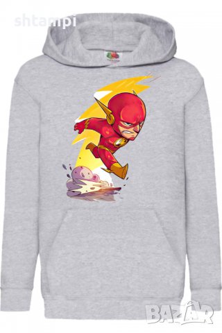 Детски Суитчър/Суитшърт DC Flash,Игра,Подарък,Изненада,Забавление,Рожден Ден, снимка 2 - Детски анцузи и суичери - 38317328