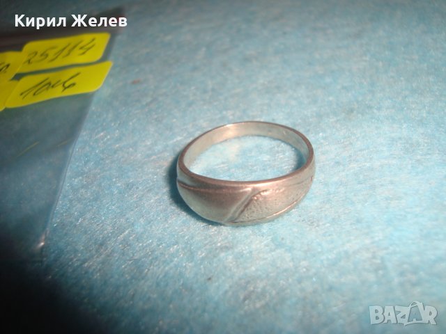 СТАР СРЕБЪРЕН ПРЪСТЕН МАЙСТОРСКА РЪЧНА ИЗРАБОТКА ВИСОКА ПРОБА СРЕБРО АР НУВО СТИЛ 25114