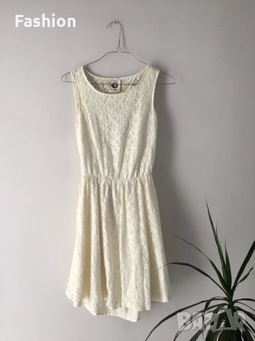 Бяла рокля (екрю), снимка 1