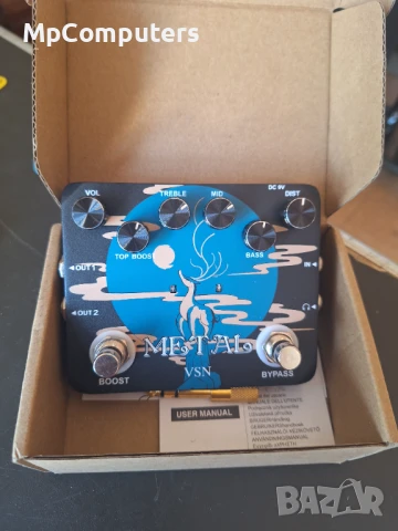 Продавам ефект за китара VSN Metal twin pedal