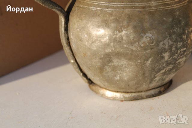 Стара медна кана от 19-ти век, снимка 5 - Антикварни и старинни предмети - 43534018