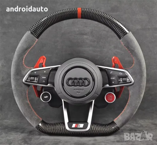 Audi Custom Спортен Волан – Персонализиран Дизайн!, снимка 8 - Аксесоари и консумативи - 49010733