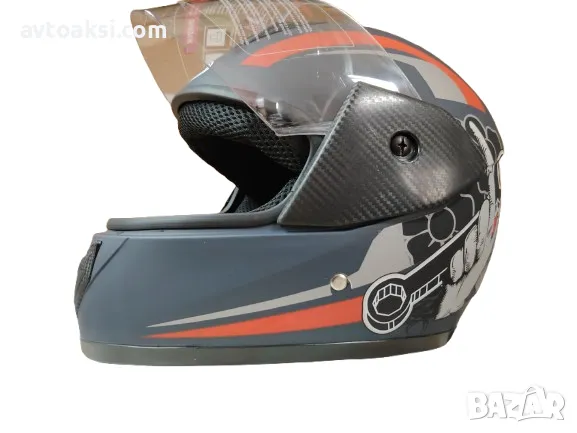 Каска за Мотор два цвята М/Л/ХЛ размер, снимка 6 - Аксесоари и консумативи - 49020904