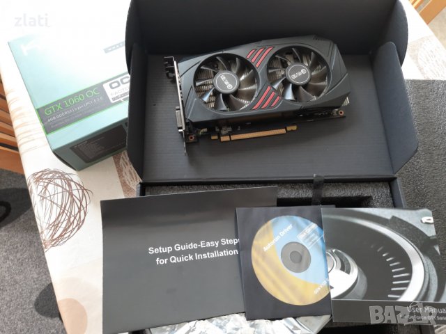 Геймърска Видеокарта KFA2 GeForce® GTX 1060 OC REDBLACK, 6GB GDDR5X, 192-bit, снимка 3 - Видеокарти - 38099670